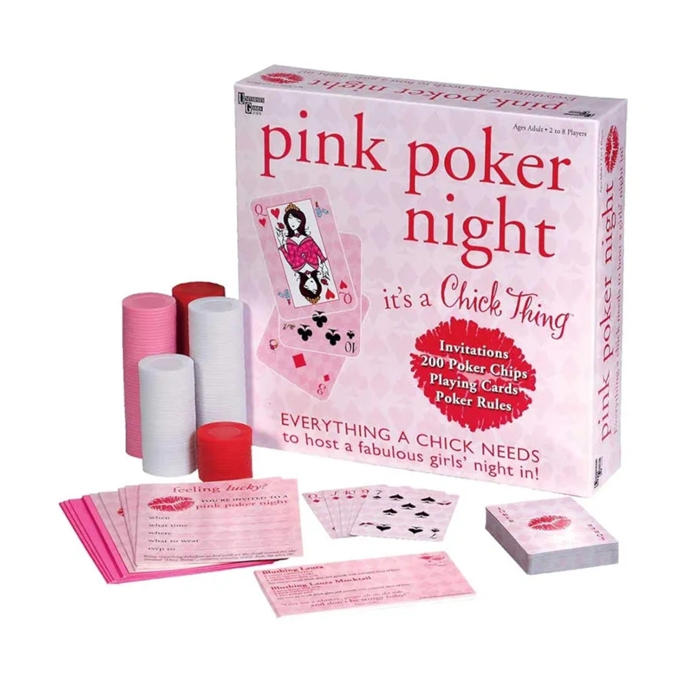 Pink Poker Night Set